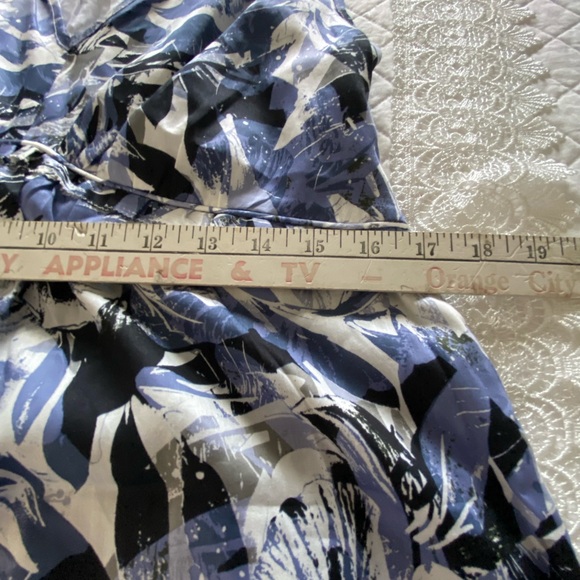 Alfani Leaf Print Mini Dress Size 12 Petite - Picture 12 of 13